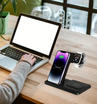 3 In 1 Foldable Wireless Charger, Fast Wireless Charging Station For IPhone