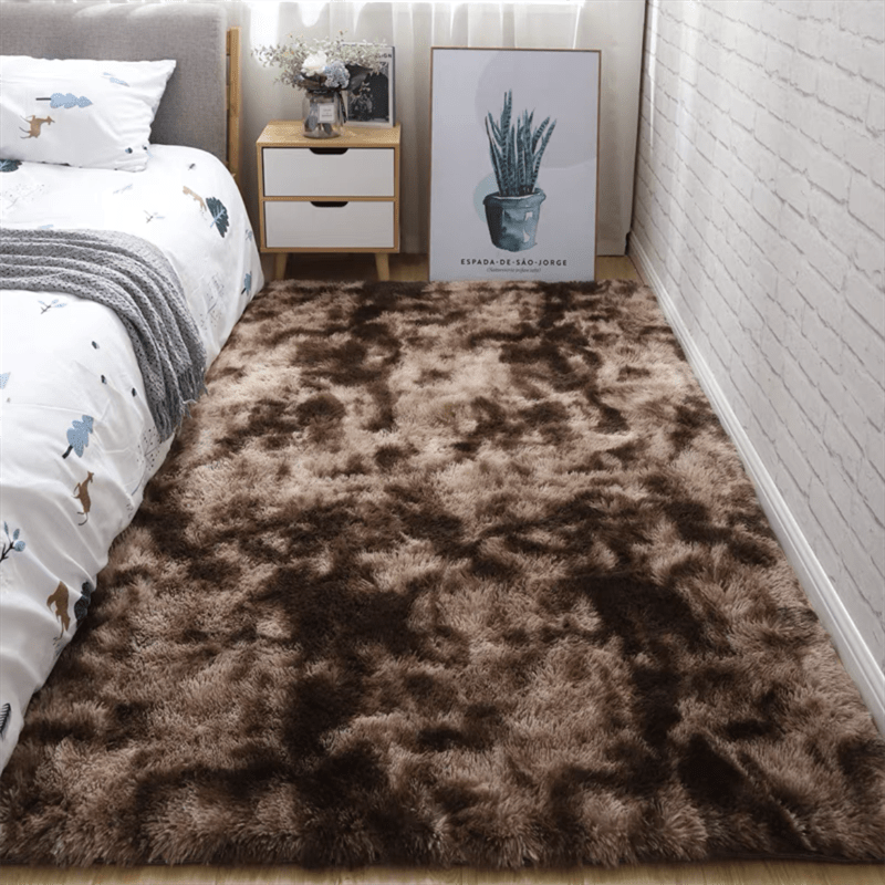 High Density, Comfortable 4.01cm Thick Anti-slip Stability Tassel Shaggy Carpet for Bedroom